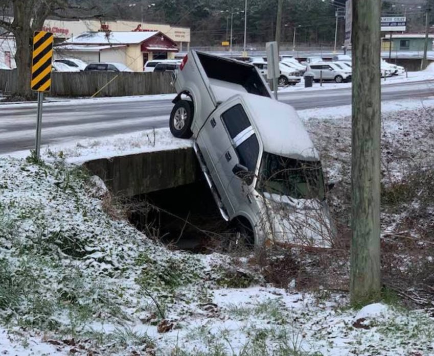 A local state of emergency was declared by the Neshoba County Board of Supervisors on Thursday in wake of a massive winter storm that has shut the county down for days as they seek a declaration from the Governor. This accident with no knows injuries happened Thursday at Pecan Avenue and Stribling Street.